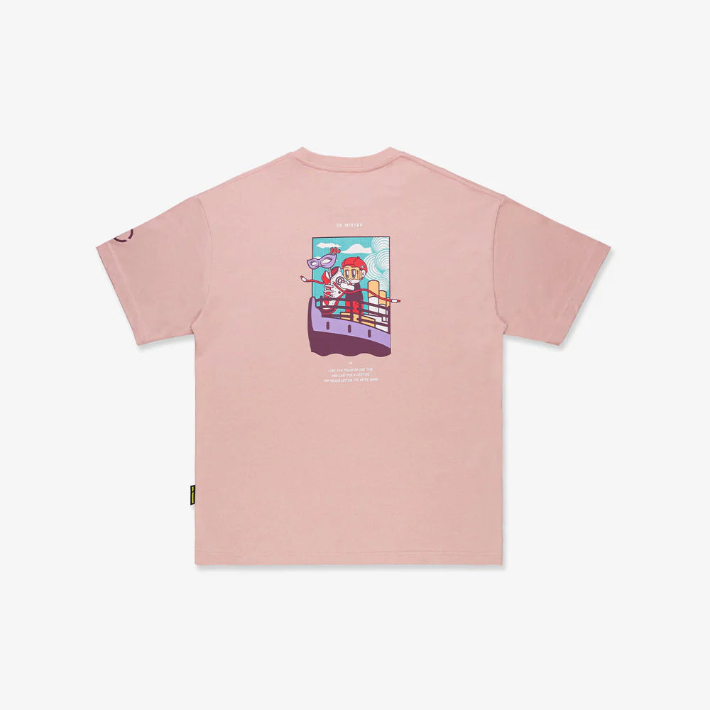 Vintage Romance Broad Tee - Dust Pink