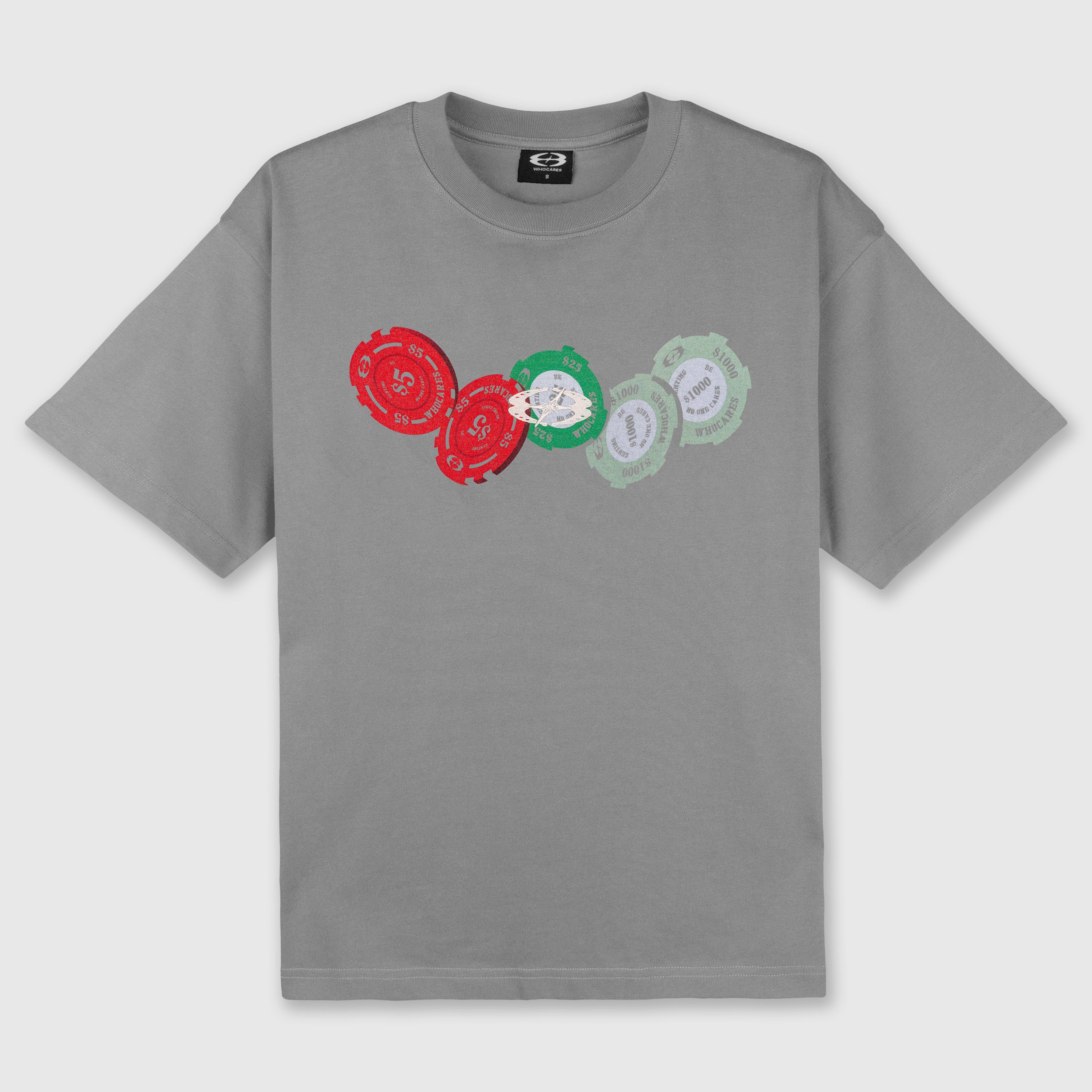 W.Chips Tee Dark Grey