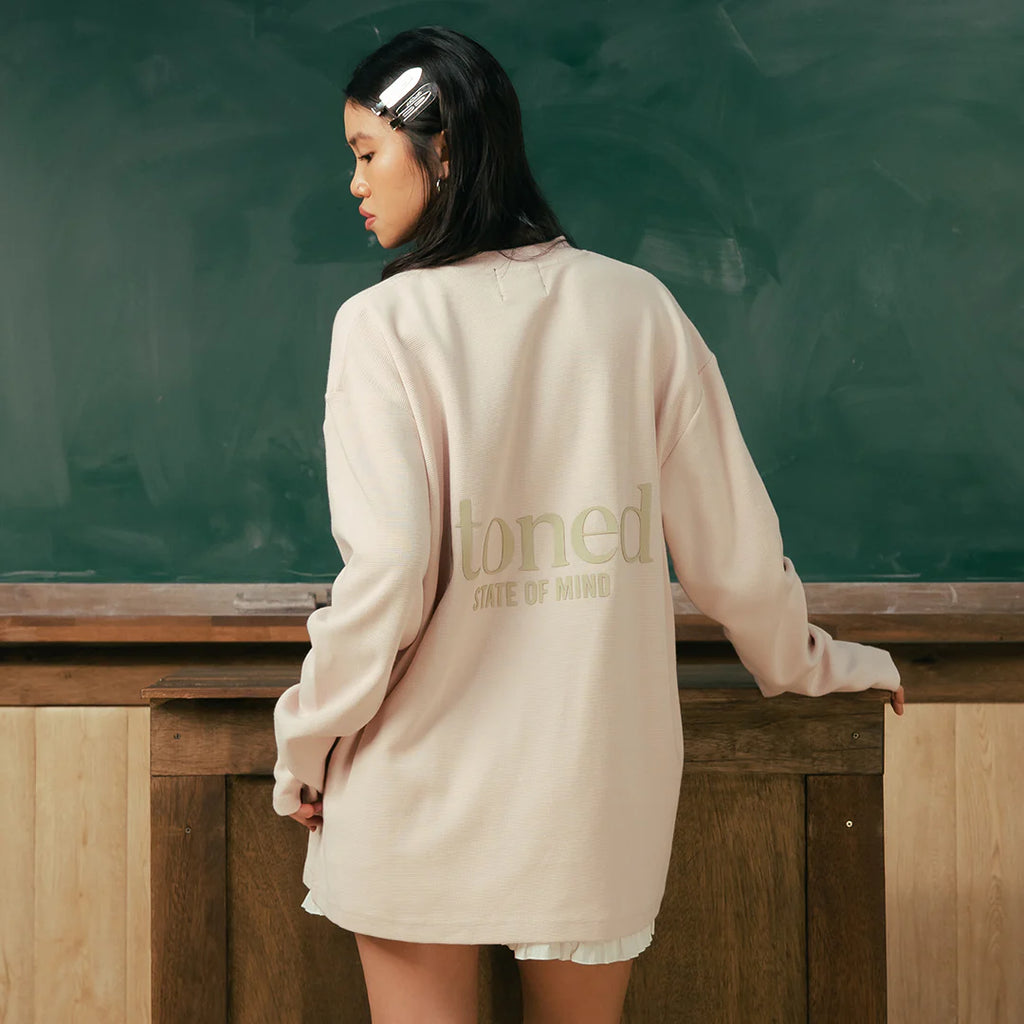 Originals V2 : Waffle L/S Tee Pink