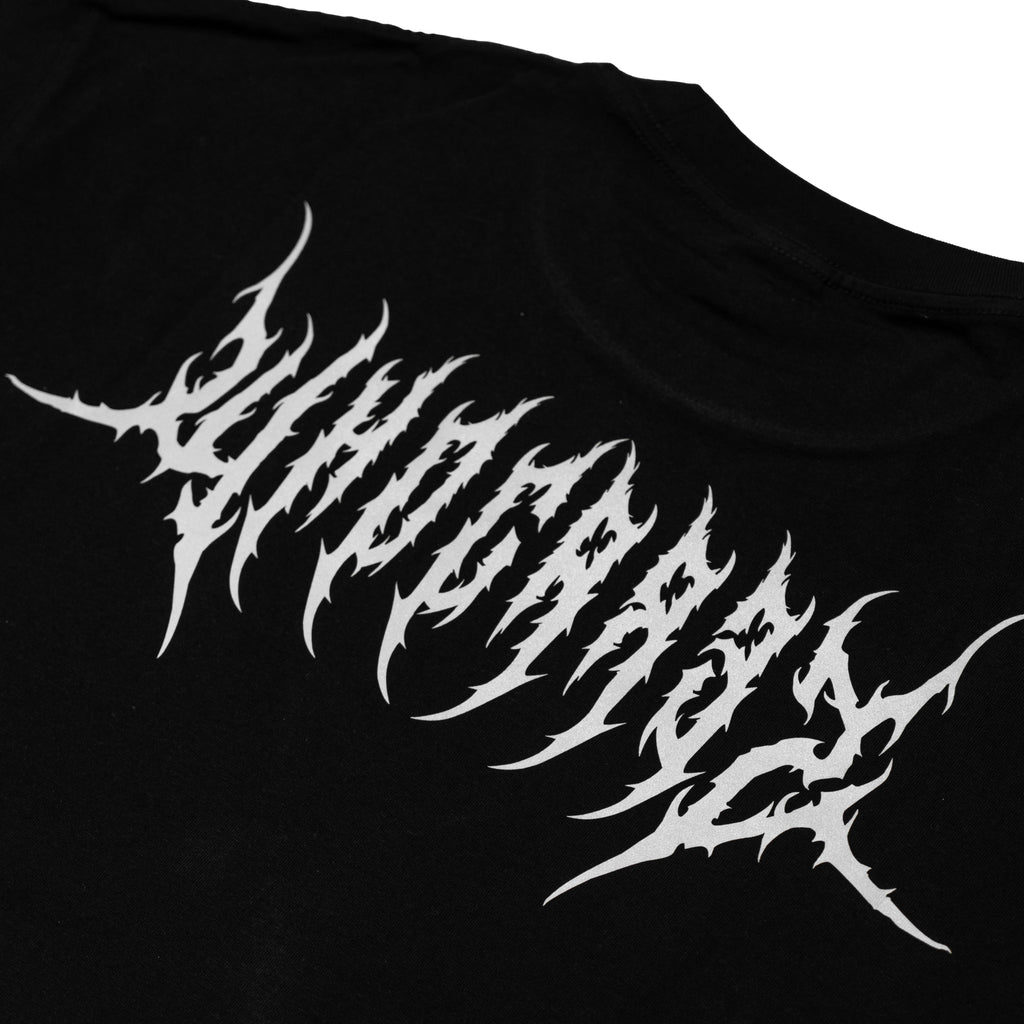 Reflective Gothic Tee Black