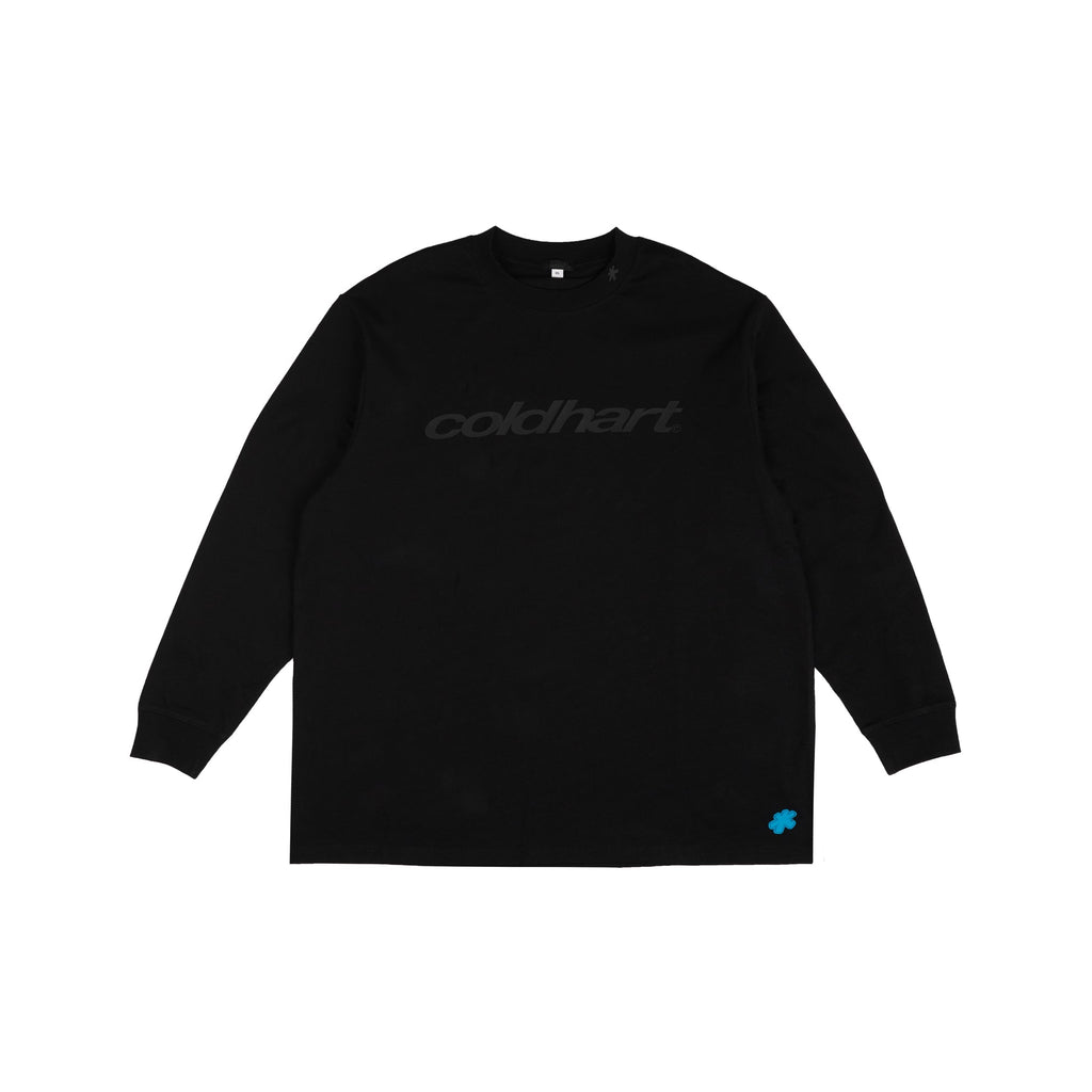 Rubber Printed Oversized Long Sleeve Tee