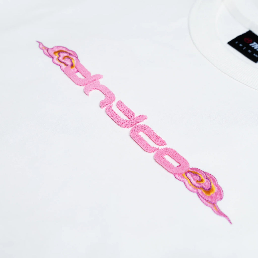 Tibetan Pink Horse Tee (White)