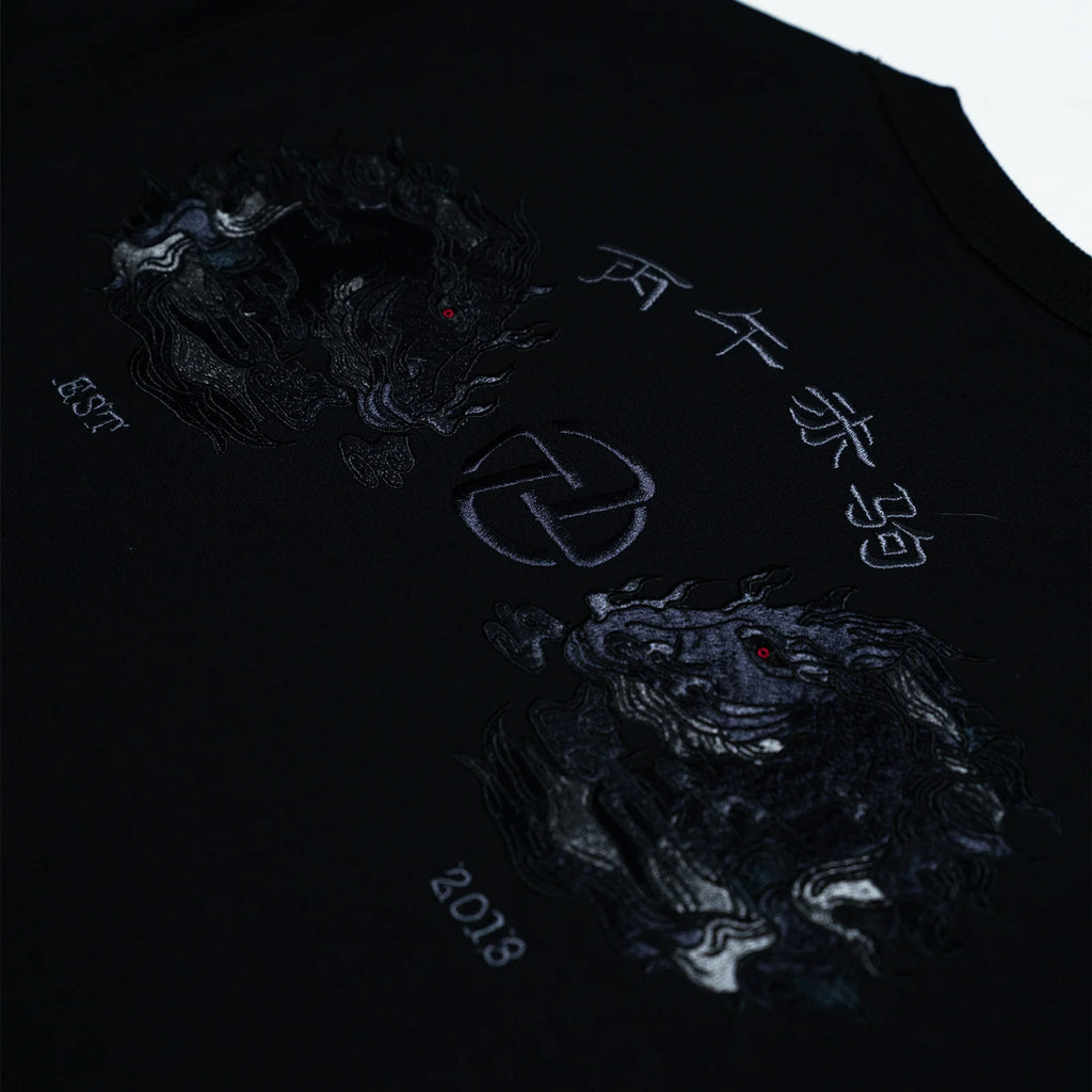 Mini Flame Horse Tee (Black)