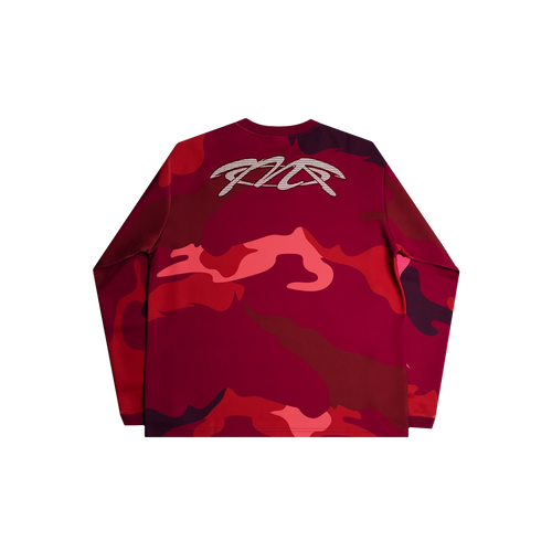Camo Horse L/S Tee (Red Camouflage)