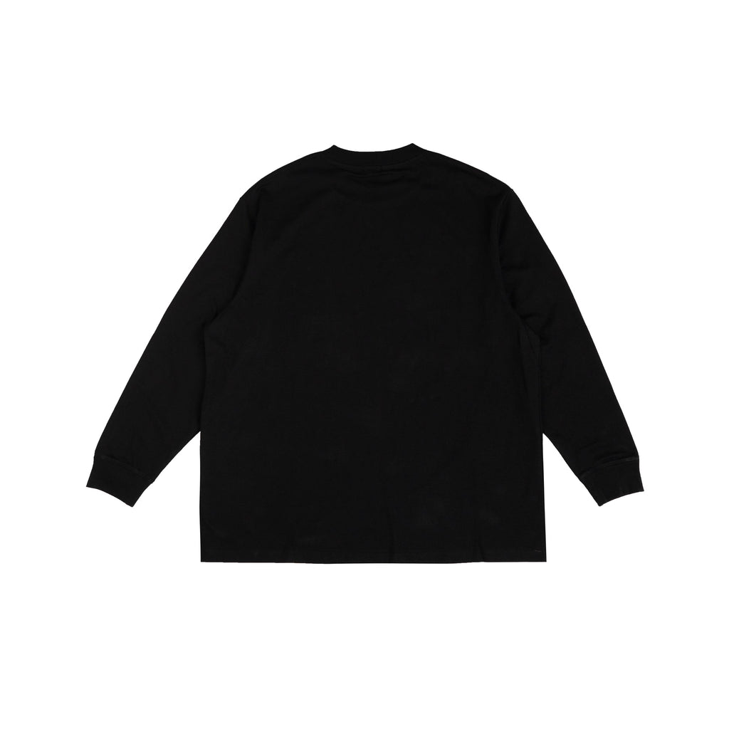 Rubber Printed Oversized Long Sleeve Tee