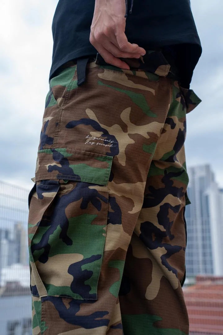 Army Detachable Baggy Cargo Pants (Army)