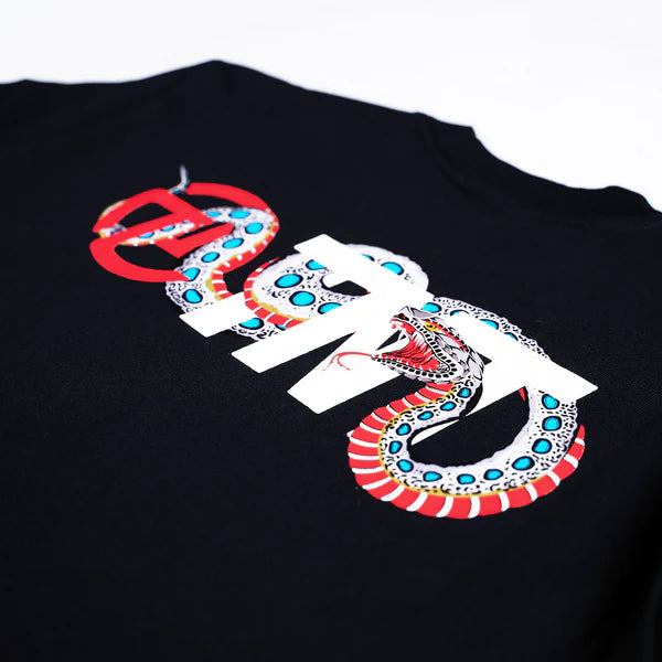 Snake Logo Tee Black