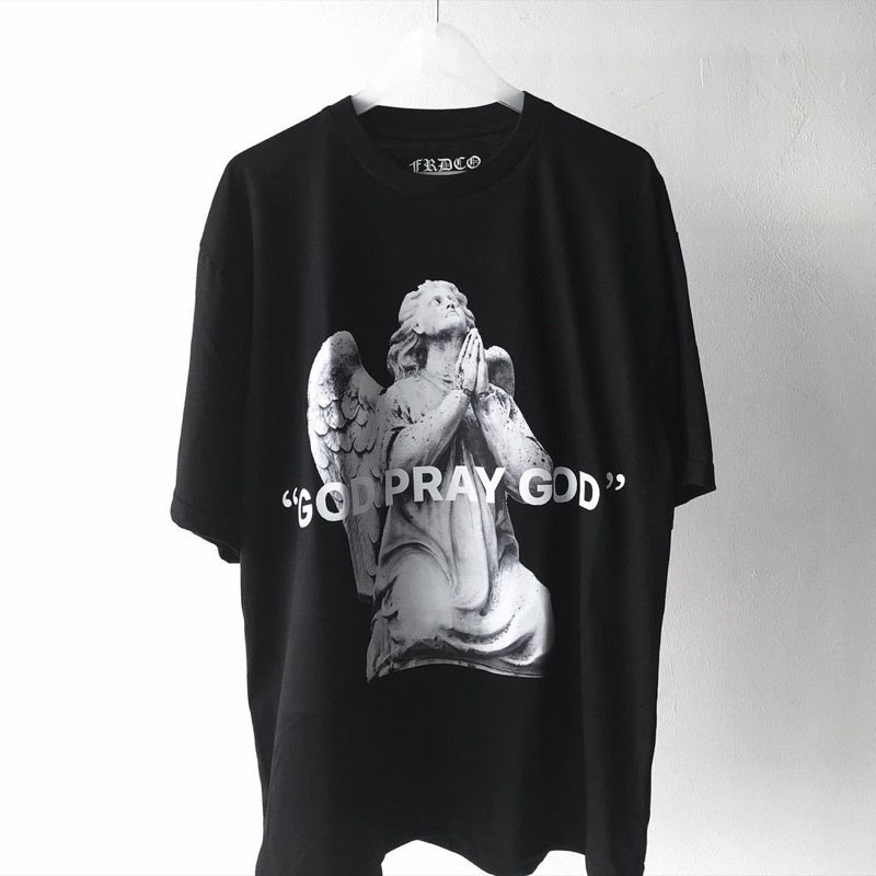 God Pray God Tee Black