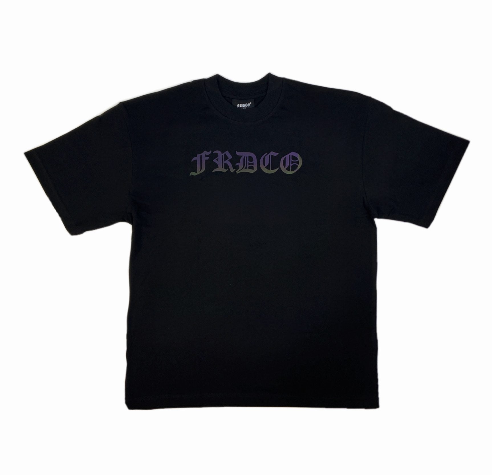 Rainbow Reflective Dragon Tee Black