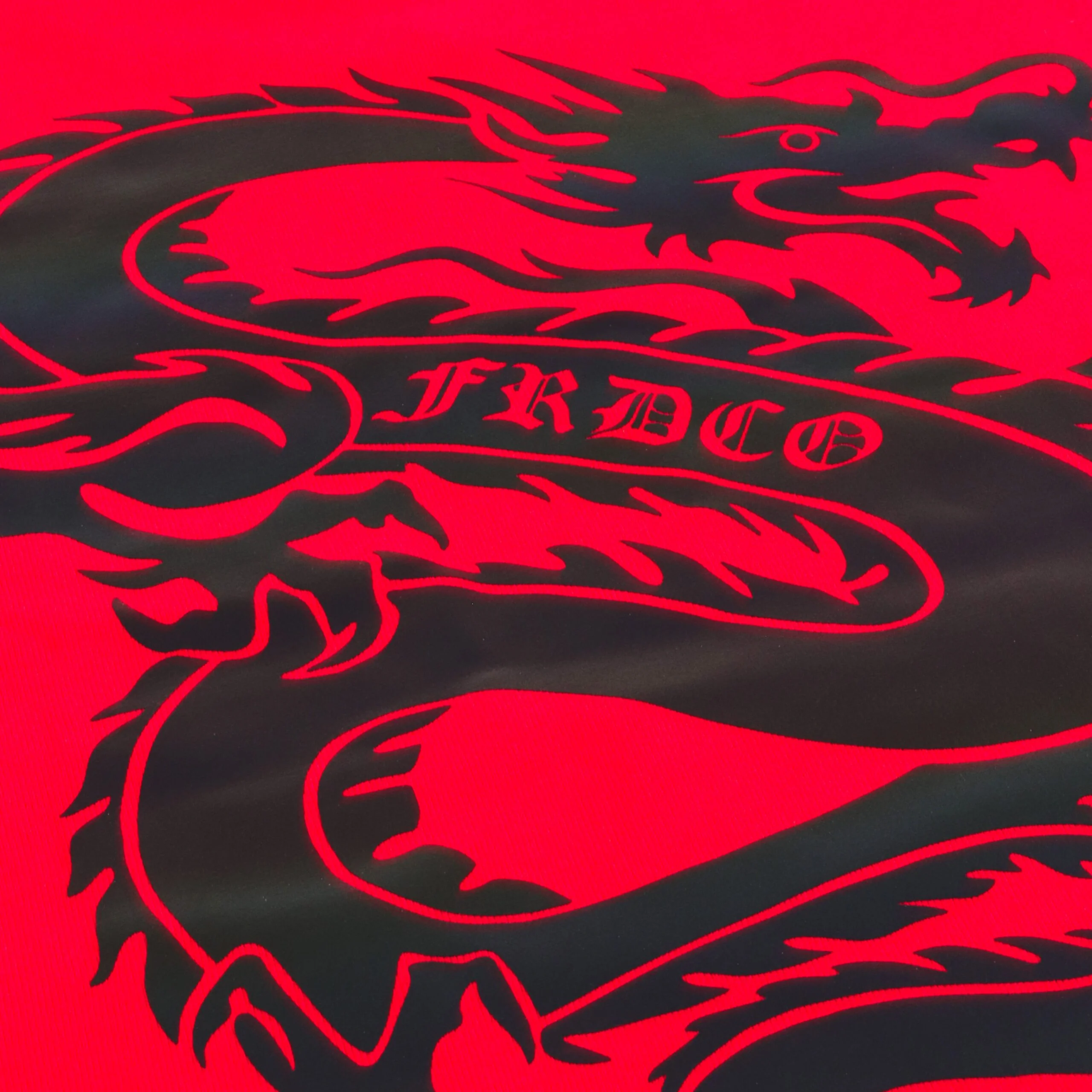 Rainbow Reflective Dragon Tee Red