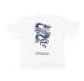 Rainbow Reflective Dragon Tee White
