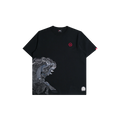 Side Horse Tee (Black on Black)