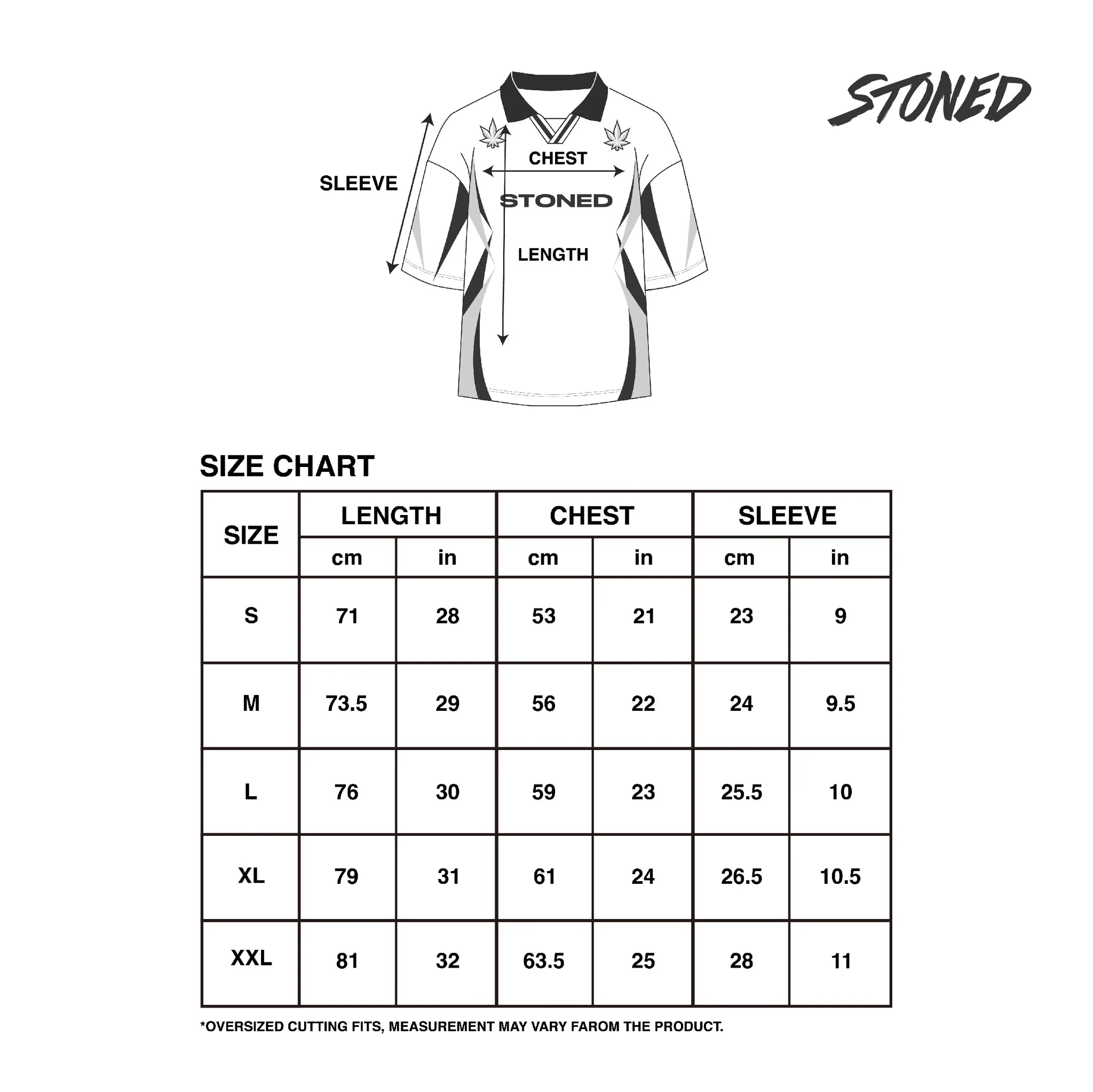 Stoned&Co X Rugby PDRM : Championship Jersey Black