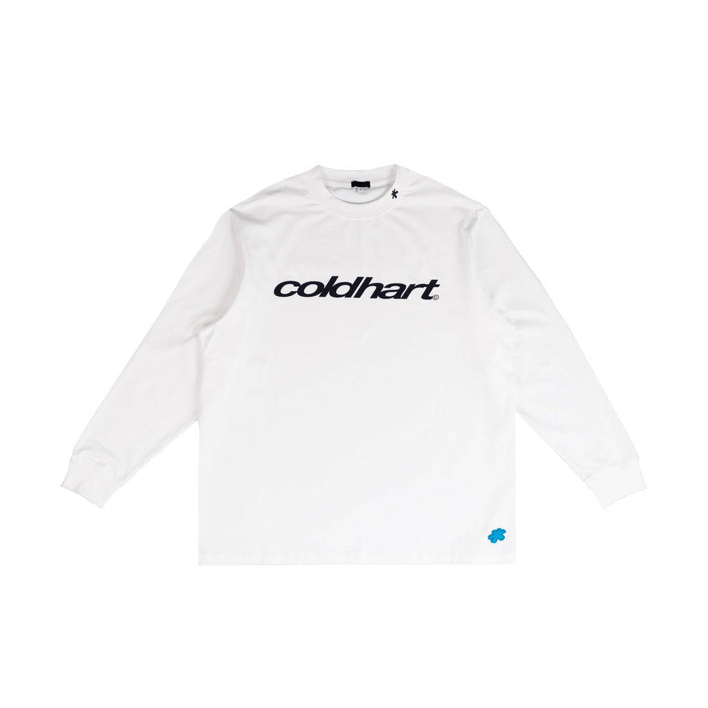 Rubber Printed Oversized Long Sleeve Tee