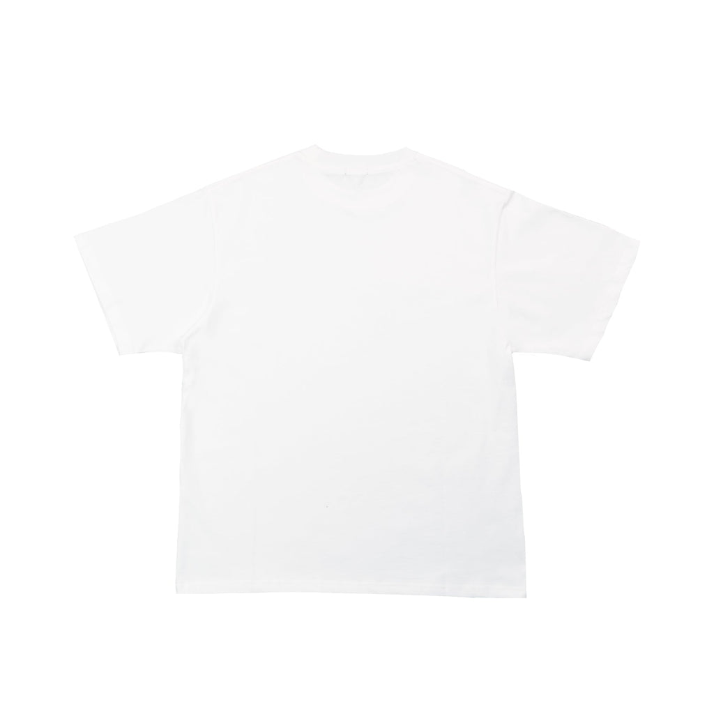 Rubber Printed Oversized T-shirt White