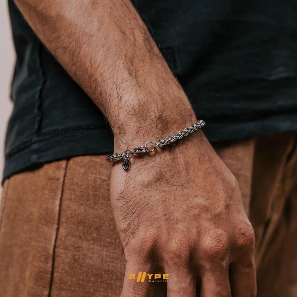 Helix Bracelet (Silver) 5mm