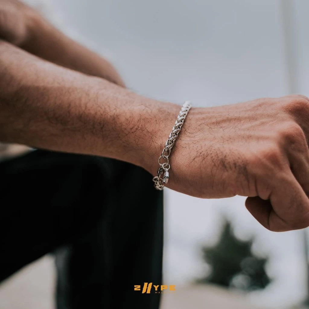 Helix Bracelet (Silver) 5mm