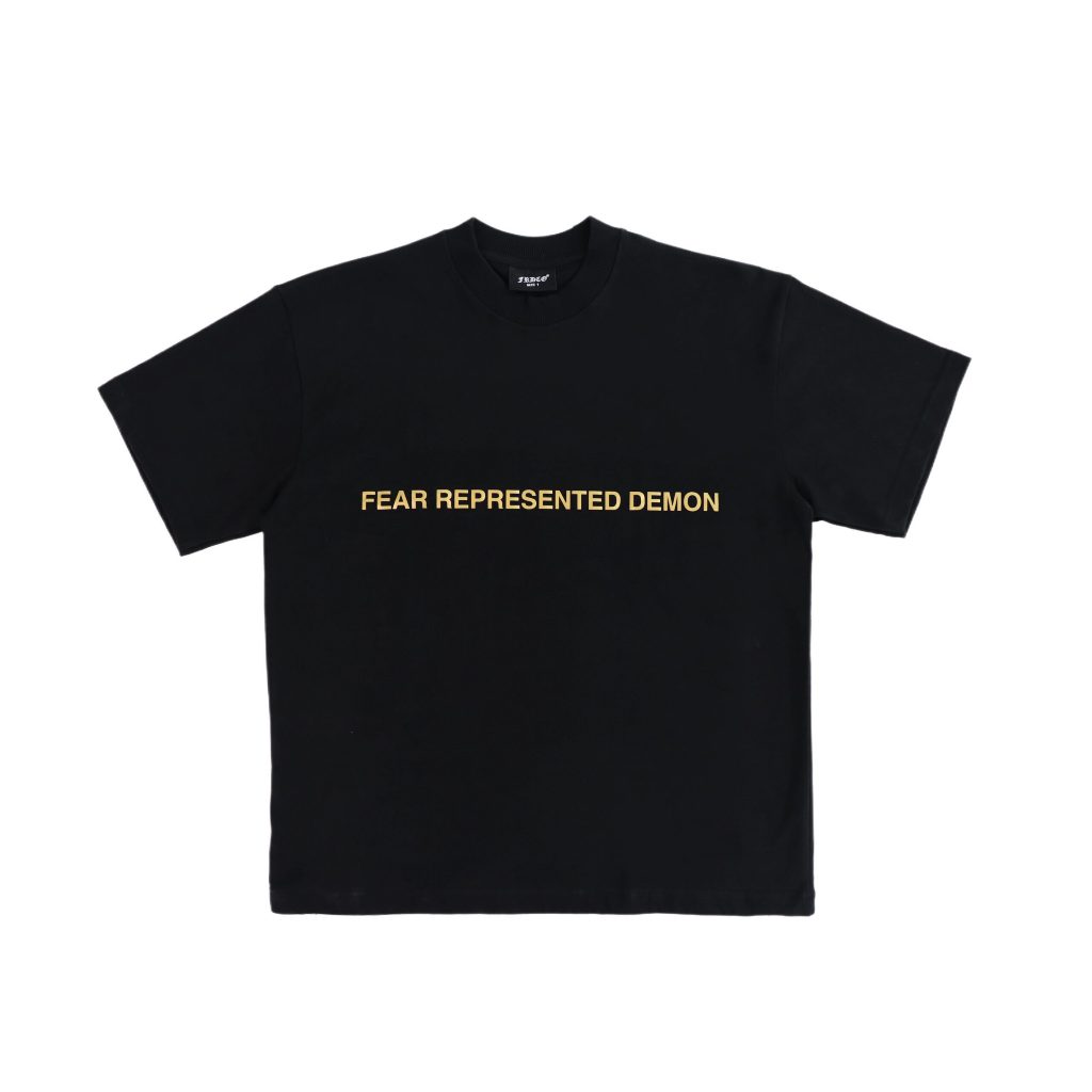SS24 Gold Logo Tee Black