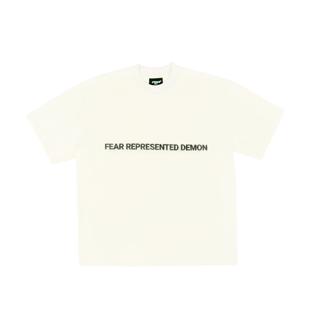 SS24 Embossed Logo Tee Cream
