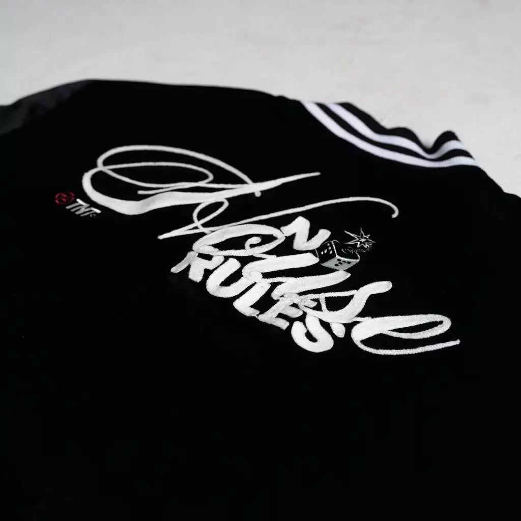 NHR Varsity Jacket Black