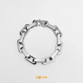 Stainless Steel Silver Bracelet 10mm