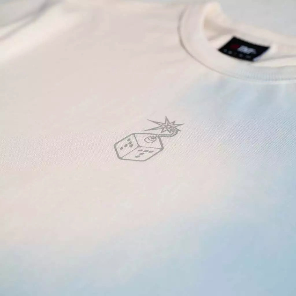 Dyed Dice Tee Beige