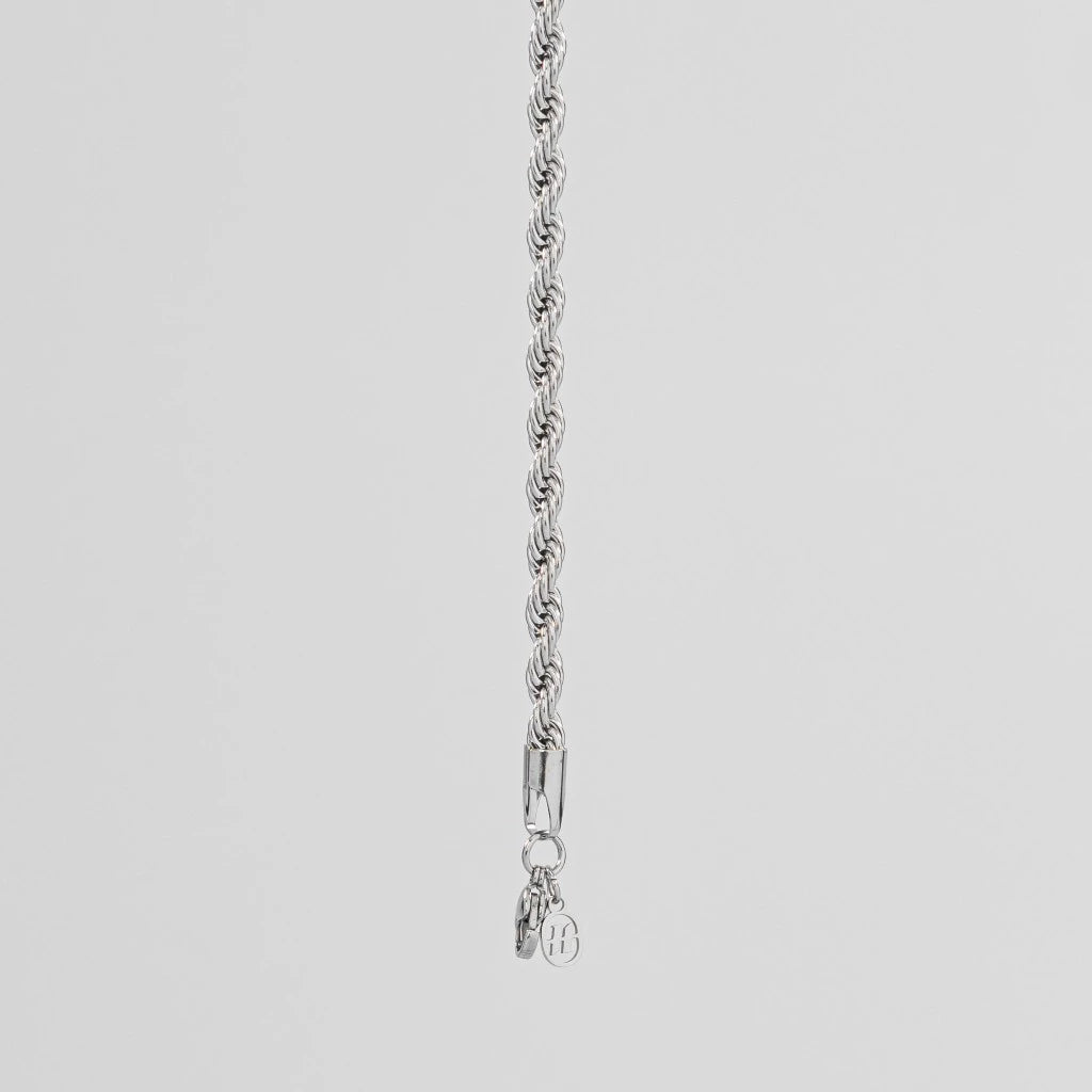 Rope Bracelet (Silver) 4mm