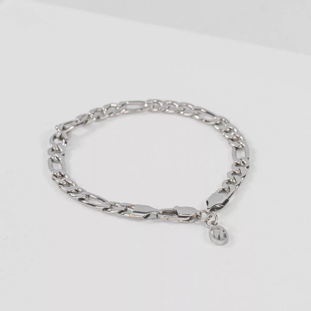 Figaro Bracelet (Silver) 5mm