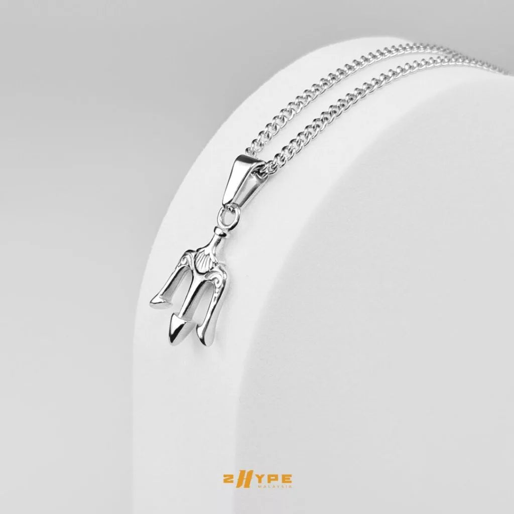 Trident Pendant (Silver)