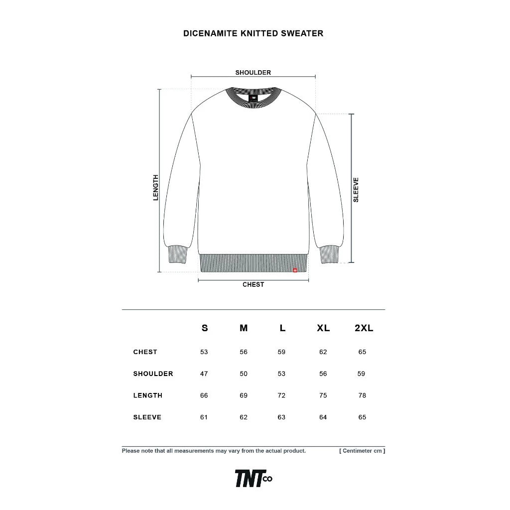 Dicenamite Knitted Sweater Marble