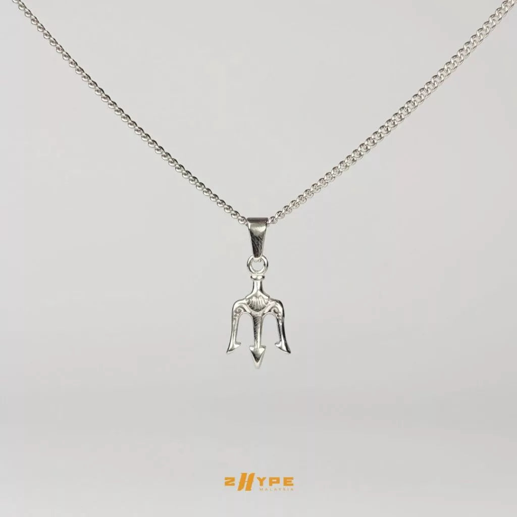 Trident Pendant (Silver)