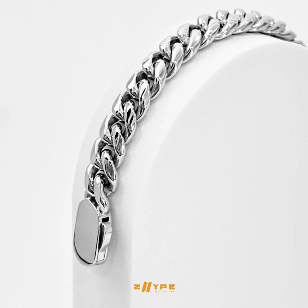 Stainless Steel Miami Cuban Bracelet 10mm