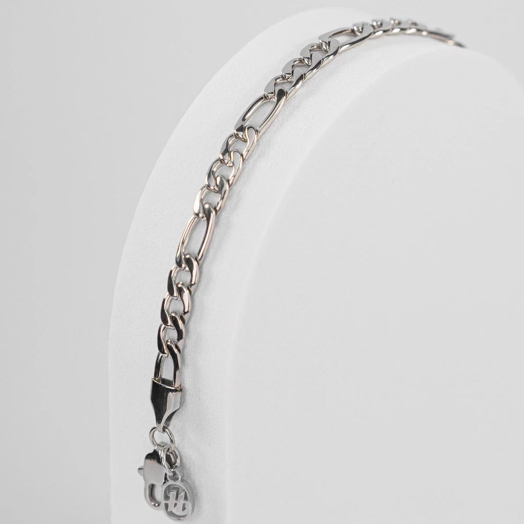 Figaro Bracelet (Silver) 5mm