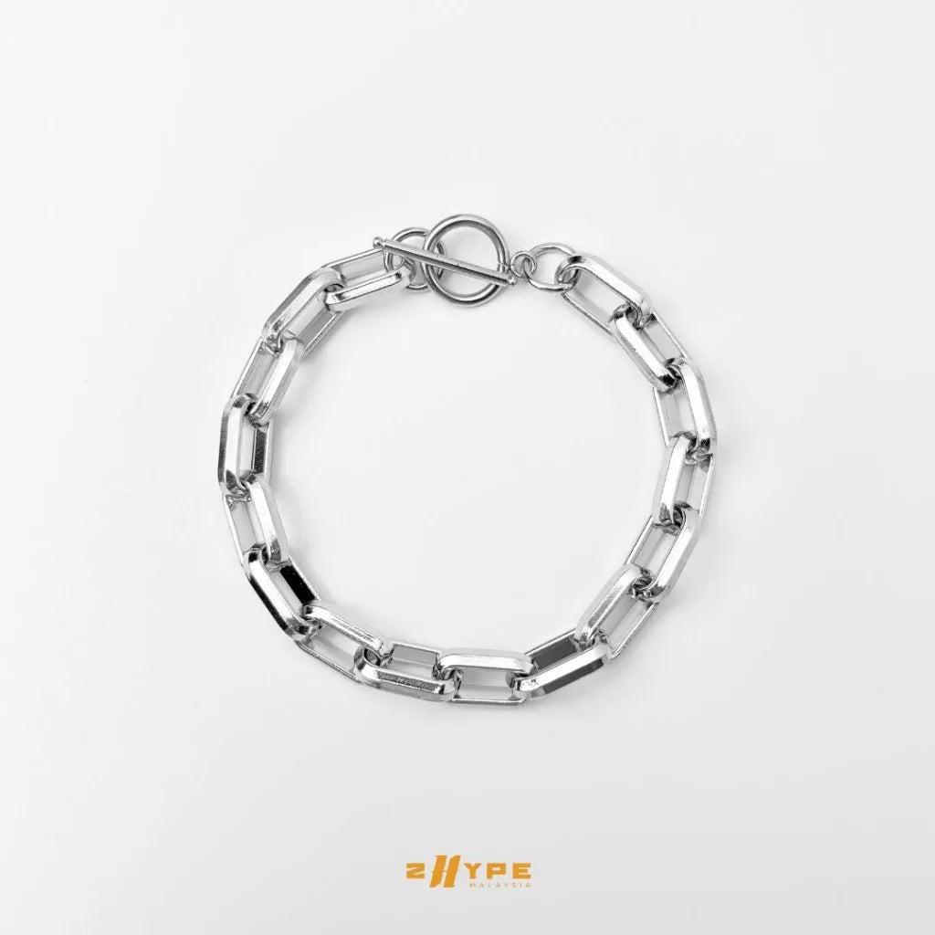 Stainless Steel Link Bracelet 9mm