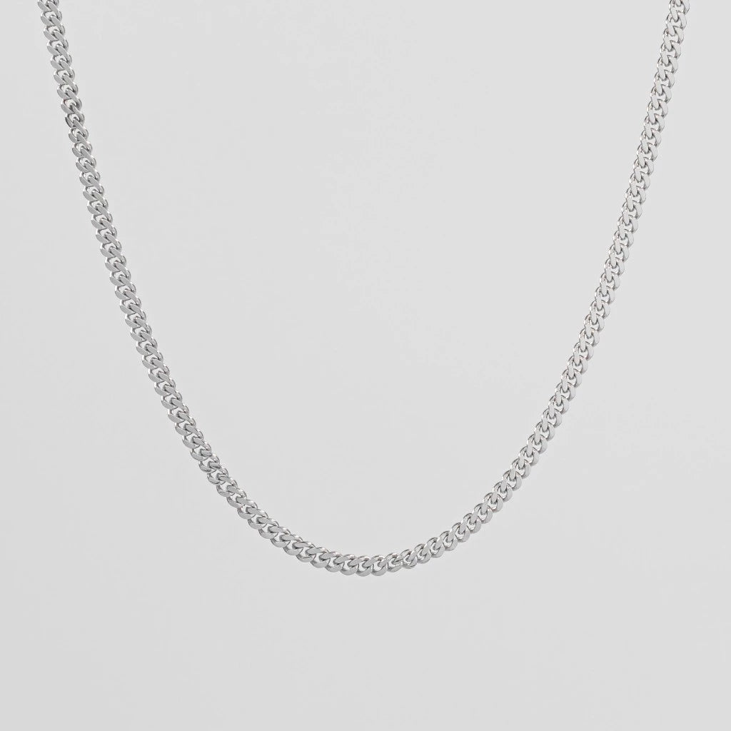 Cuban Chain (Silver) 4mm