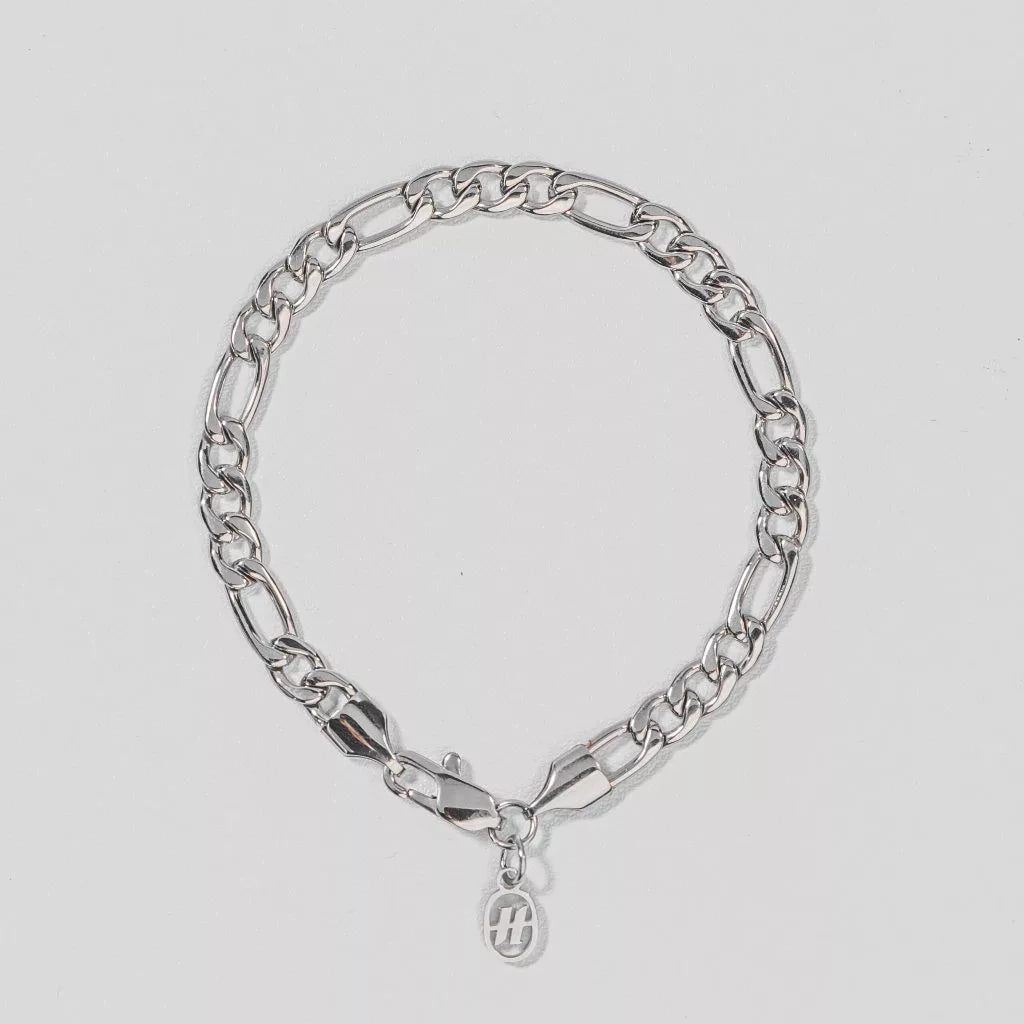 Figaro Bracelet (Silver) 5mm