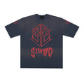 WBB25 : SS Metal Tee Washed Navy