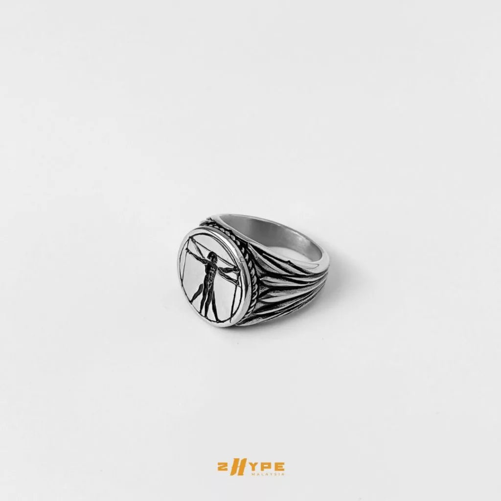 Vitruvian Ring (Silver)