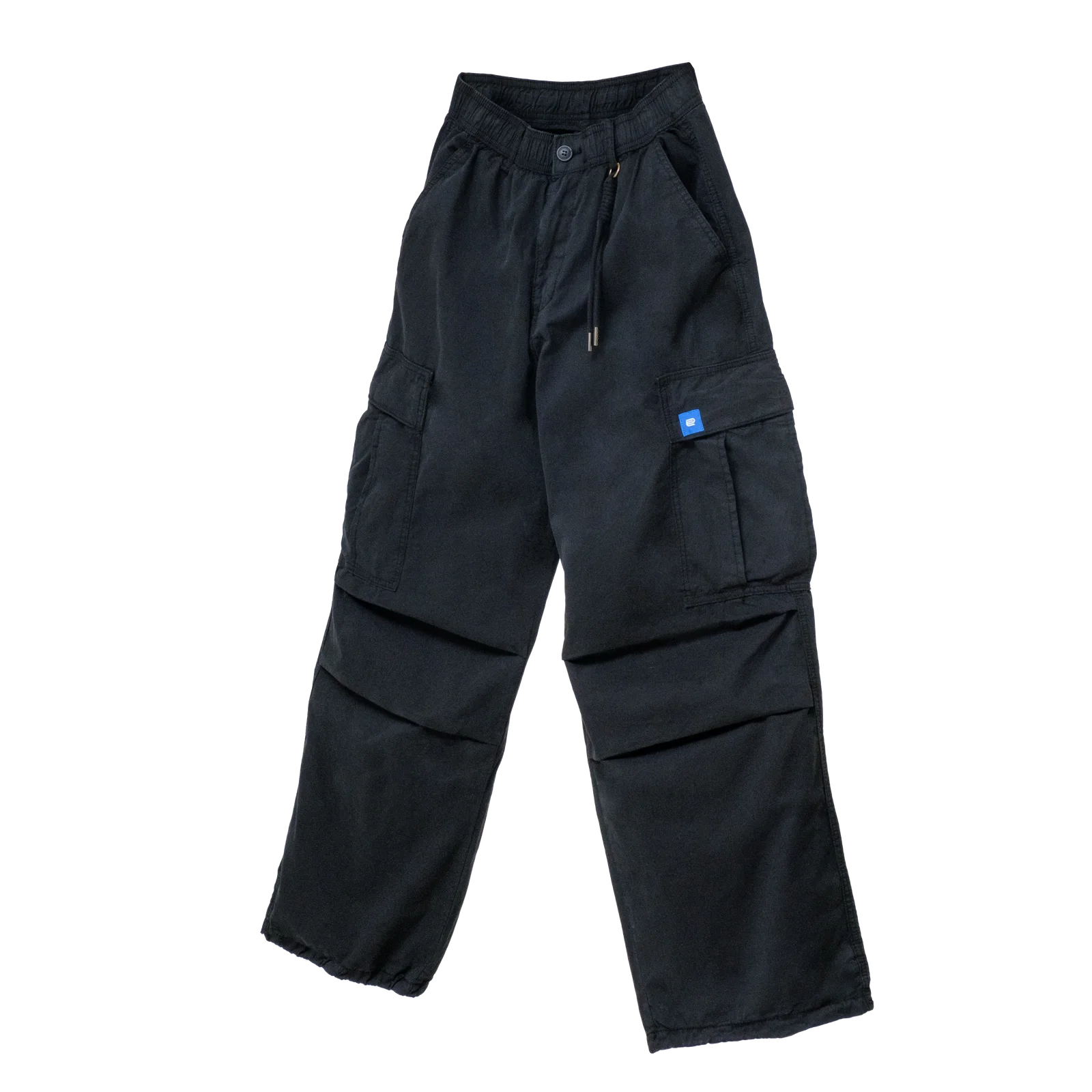 Parachute Cargo Pants (Black)