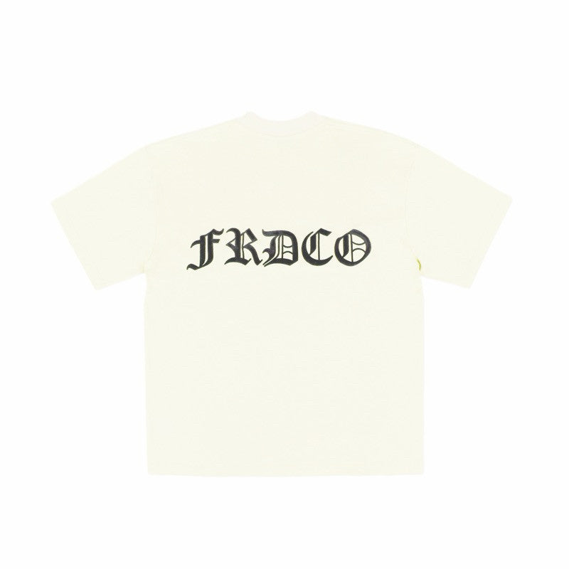 SS24 Embossed Logo Tee Cream